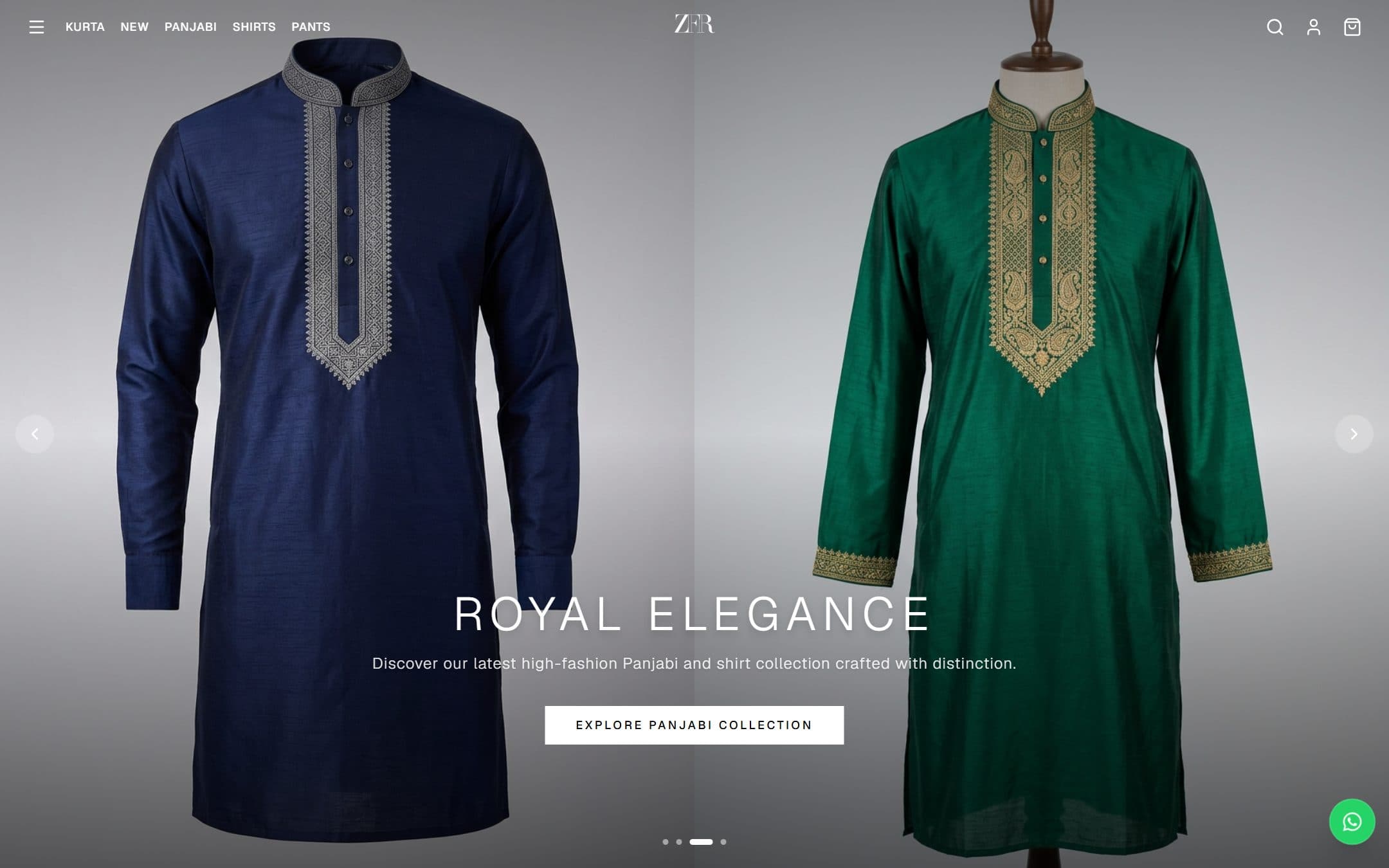 ZFR — desktop storefront